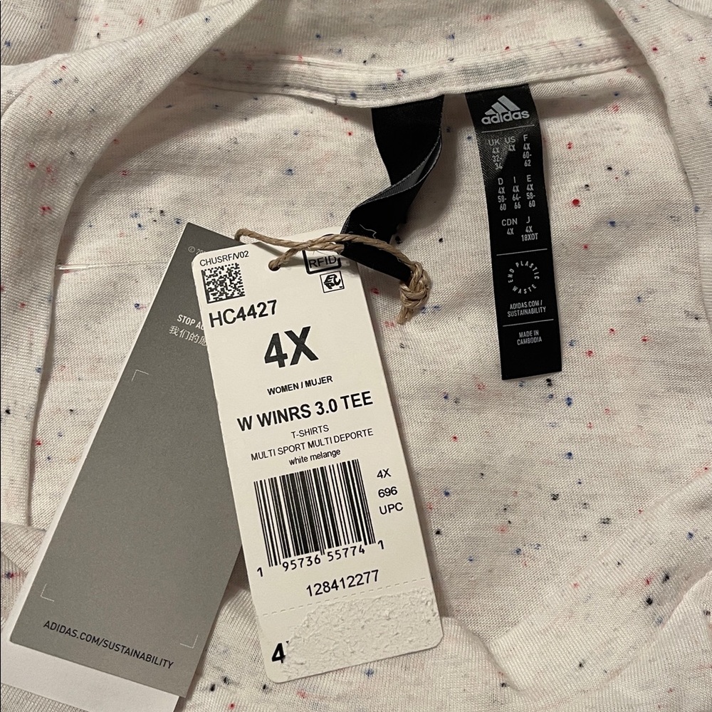 Adidas future icons winners 3.0 tee shirt size 4X - Picture 2 of 6